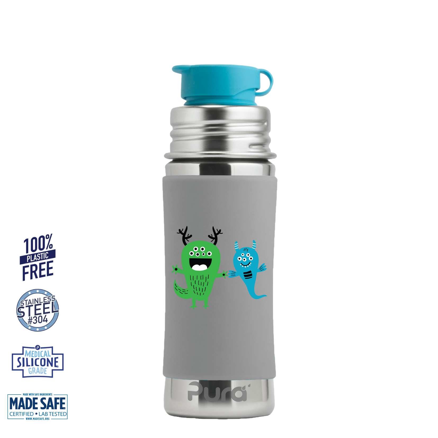 Pura Kiki Sport Bottle 325 ml / monster sleeve