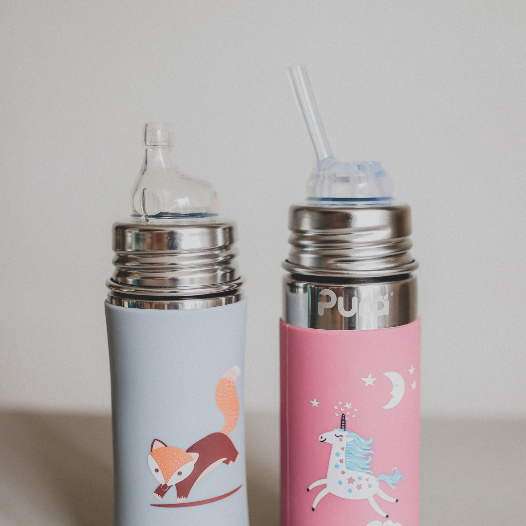 Pura Kiki Termo gertuvė su šiaudeliu Kiddo 260 ml / unicorn