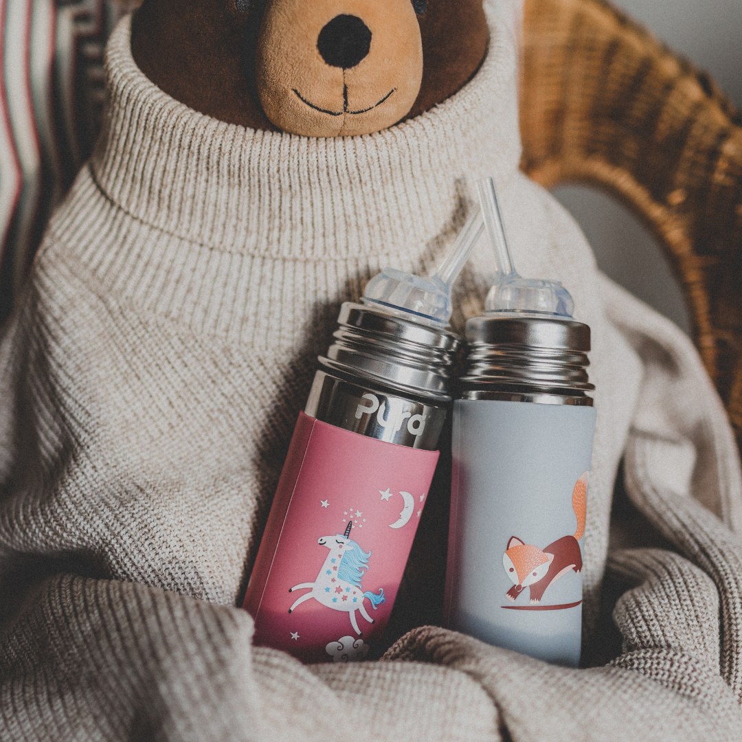 Pura Kiki Gertuvė su šiaudeliu Kiddo 325 ml / unicorn