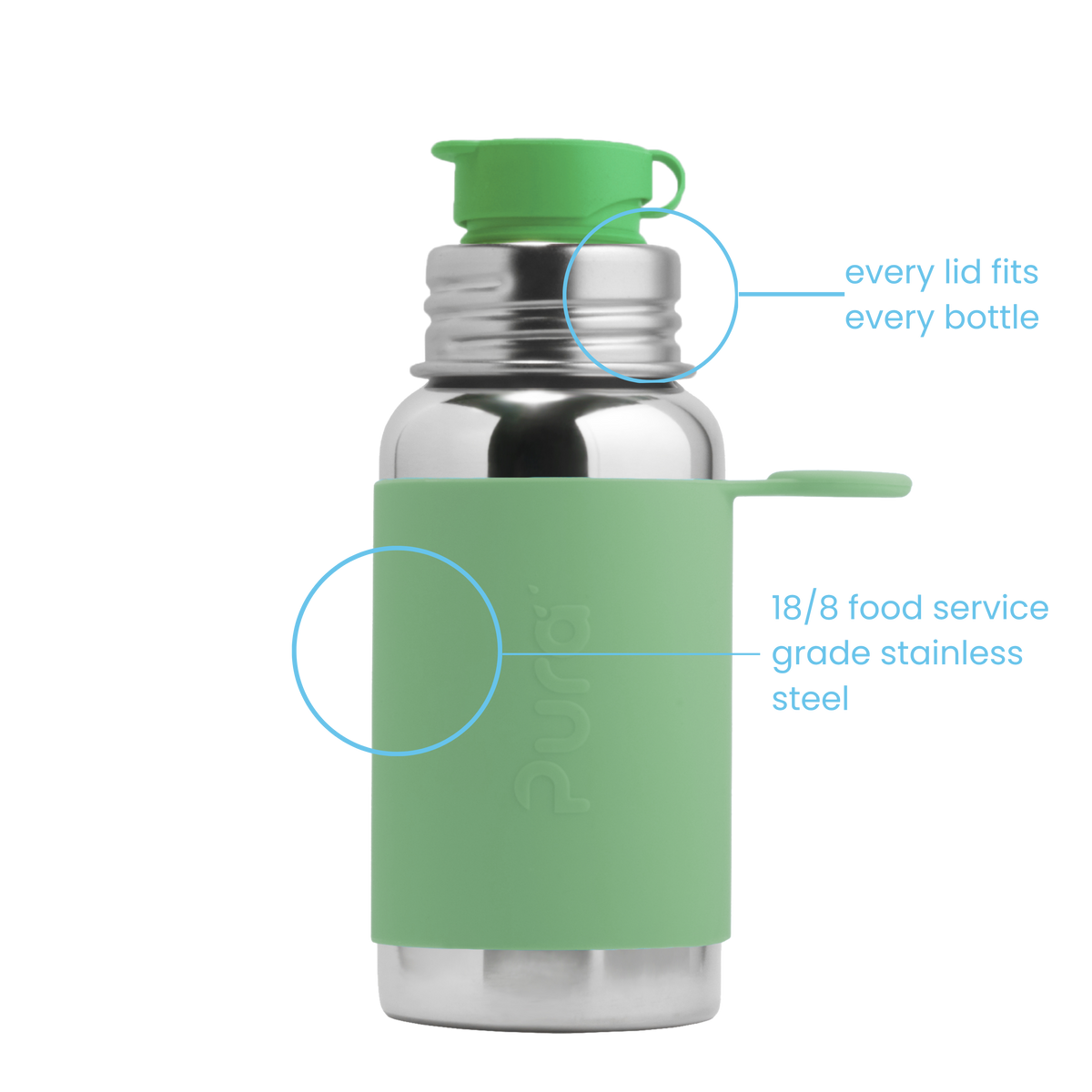 Pura Gertuvė 550 ml / moss