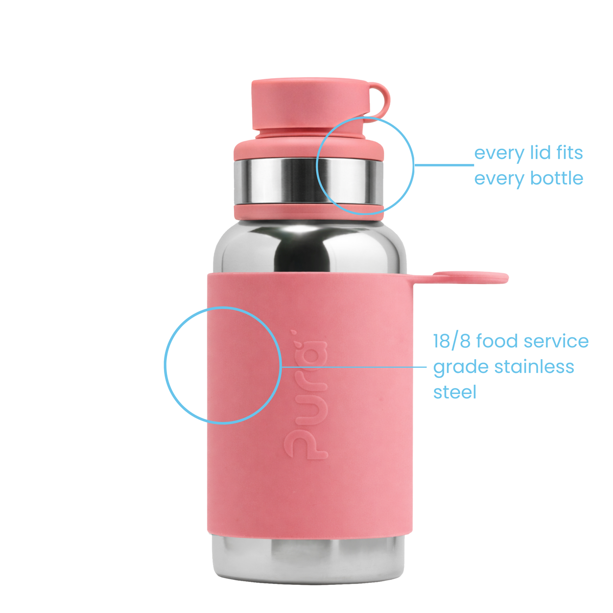 Pura Gertuvė 550 ml / rose
