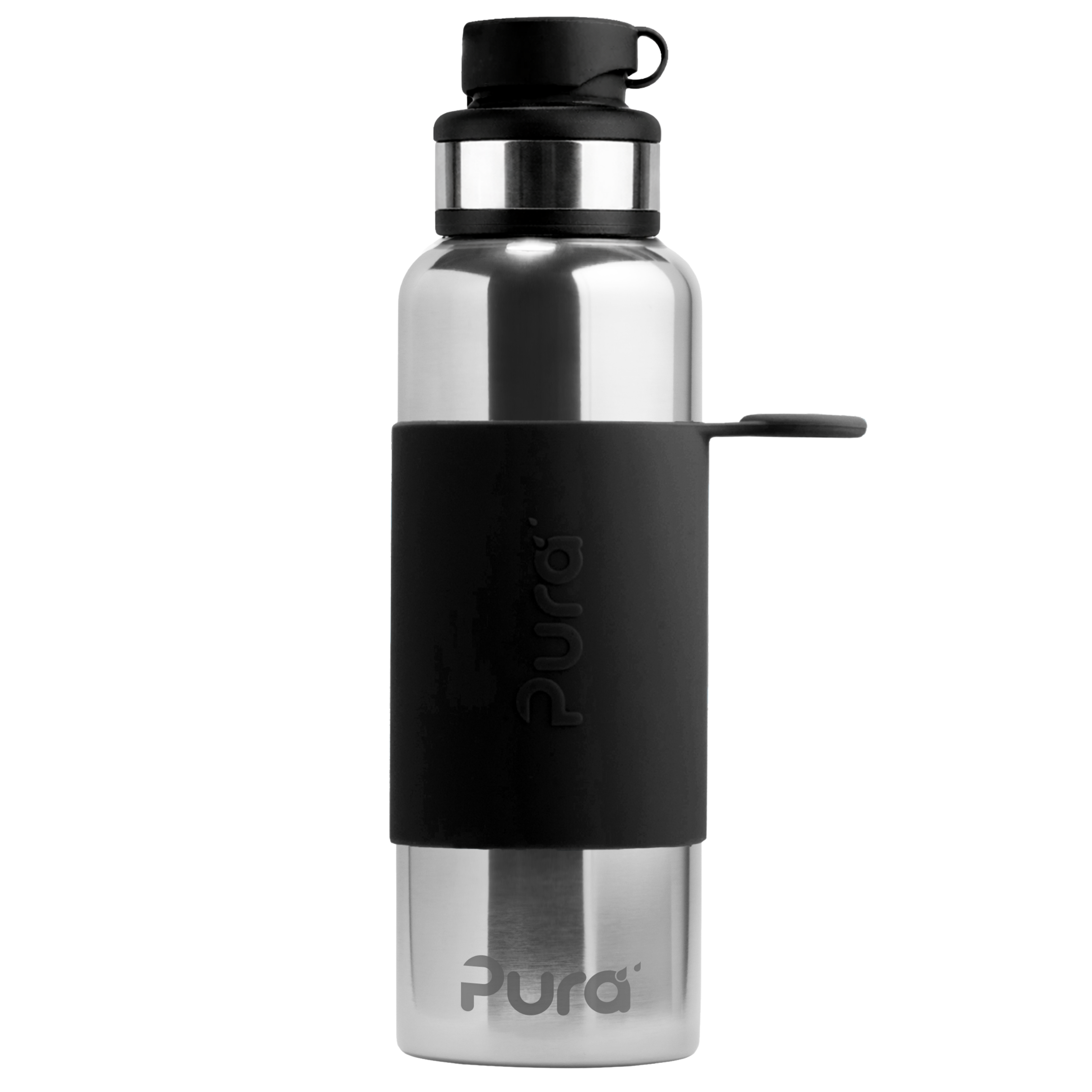 Pura Juomapullo teräs 850 ml / black