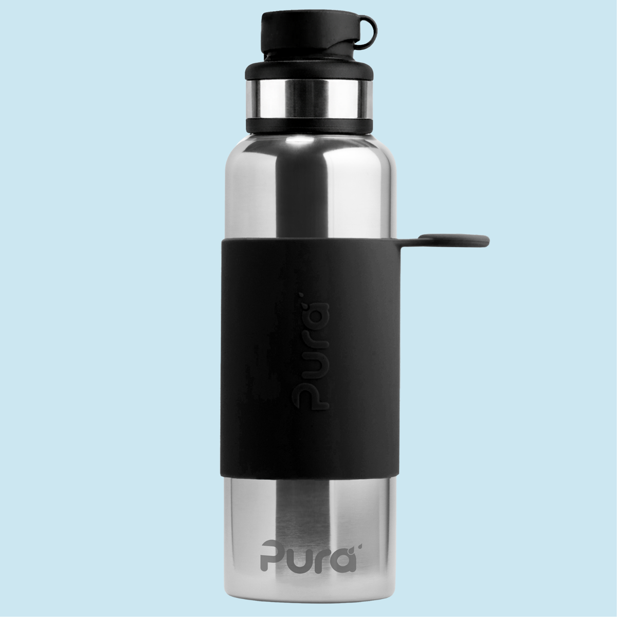 Pura Juomapullo teräs 850 ml / black