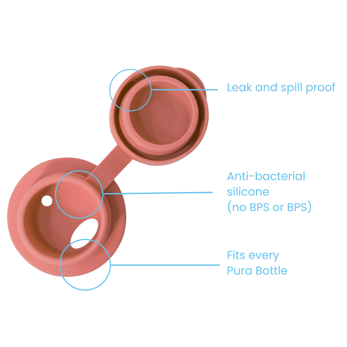 Pura Gertuvė 550 ml / rose