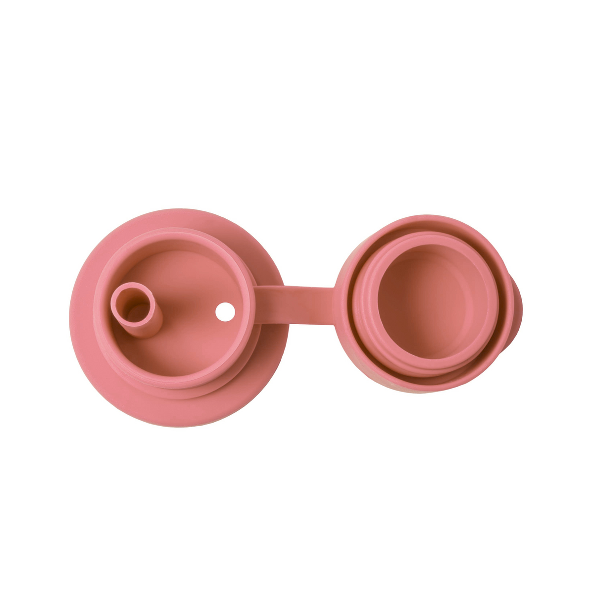 Pura Big Mouth® dangtelis su šiaudeliu / rose
