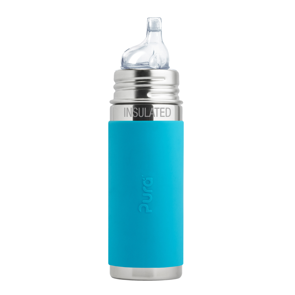 Pura Kiki Termo buteliukas su snapeliu 260 ml / aqua