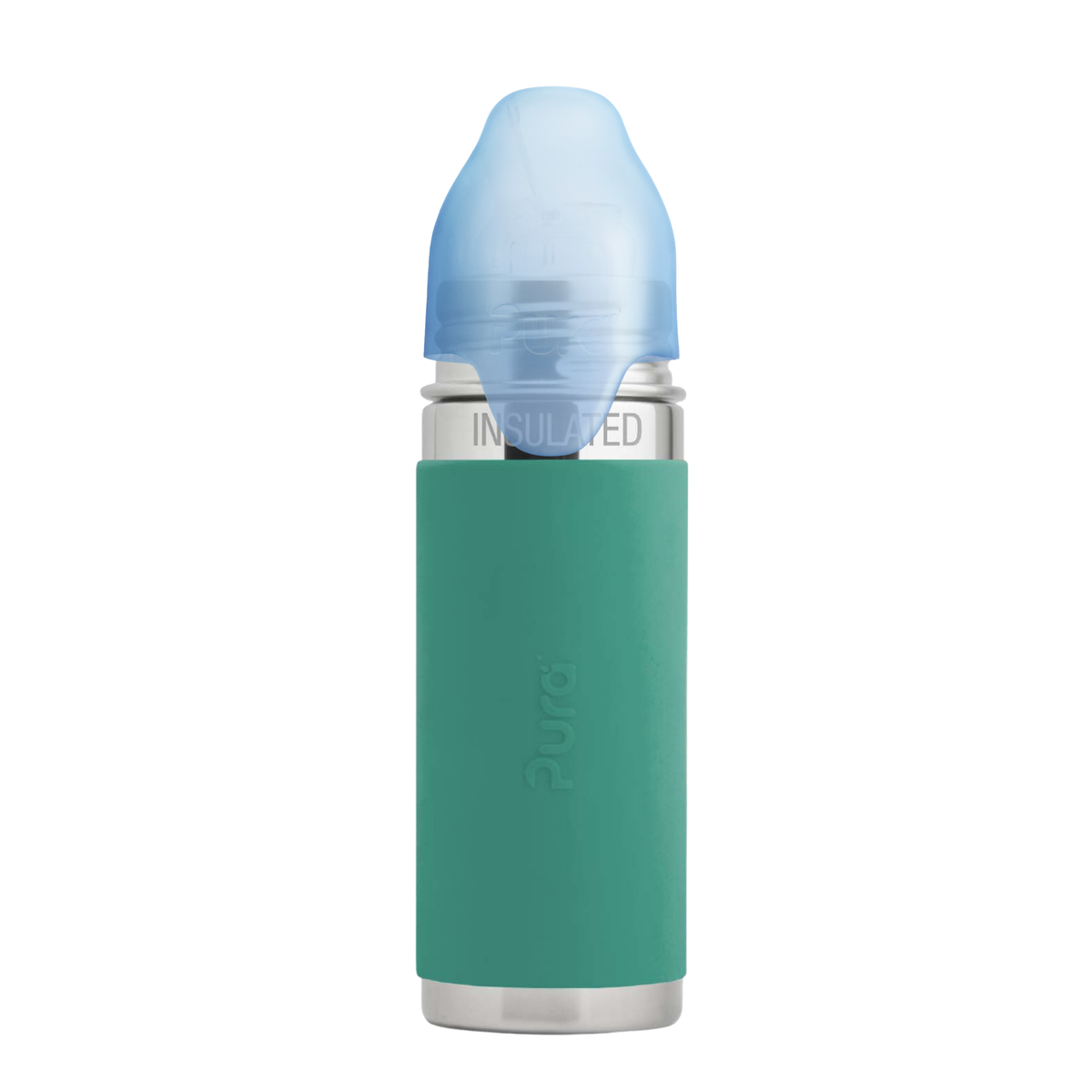 Pura Kiki Termo gertuvė su šiaudeliu Kiddo 260 ml / mint