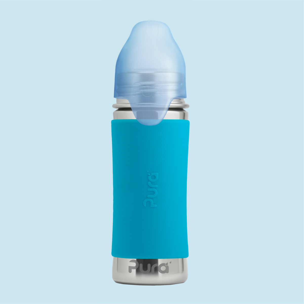 Pura Kiki maitinimo buteliukas 325 ml / aqua