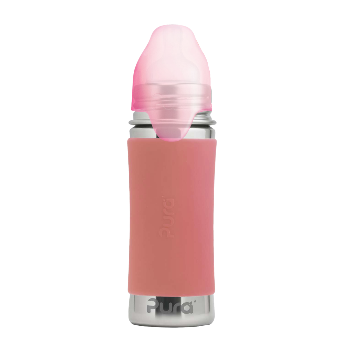 Pura Kiki maitinimo buteliukas 325 ml / rose