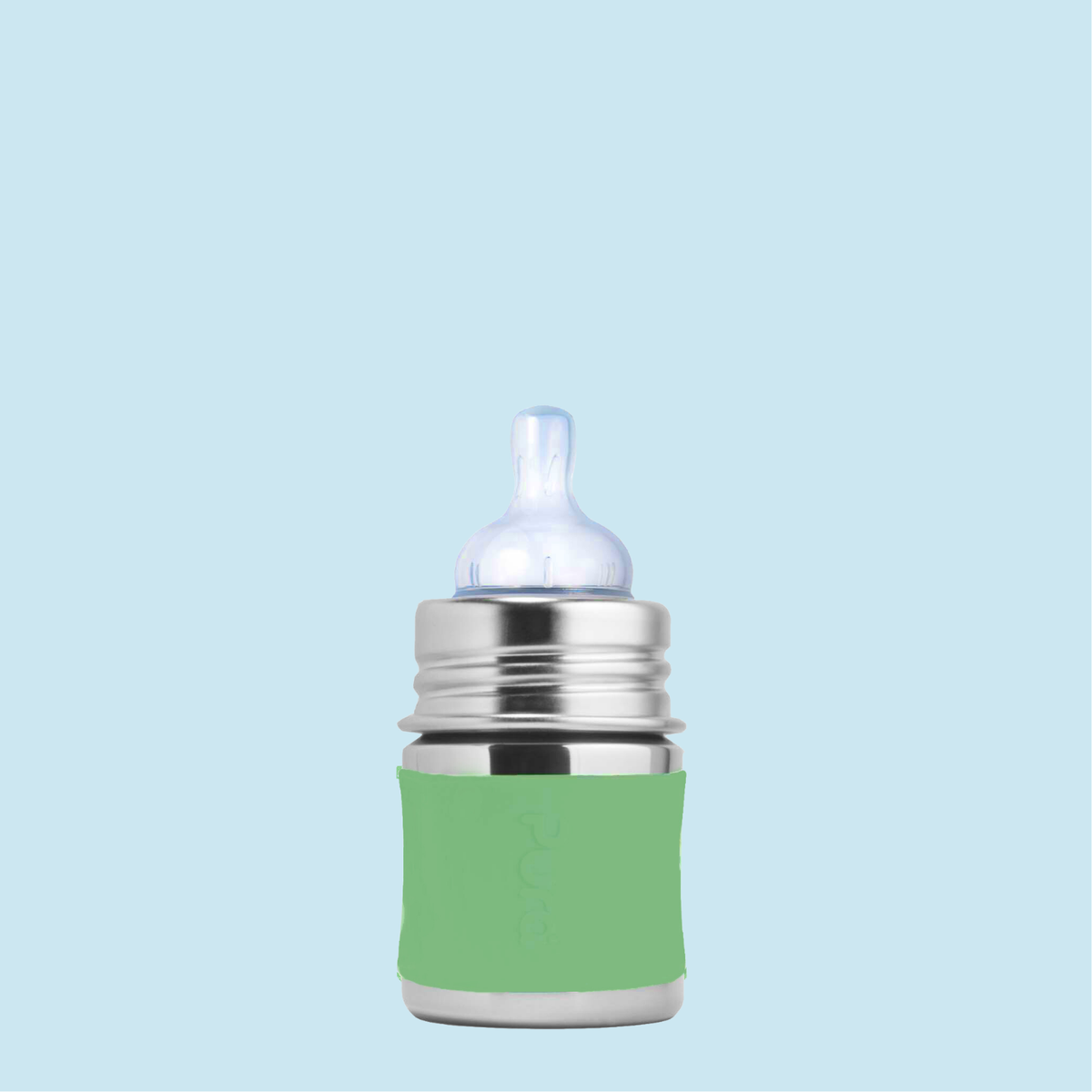 Pura Kiki maitinimo buteliukas 150 ml / moss