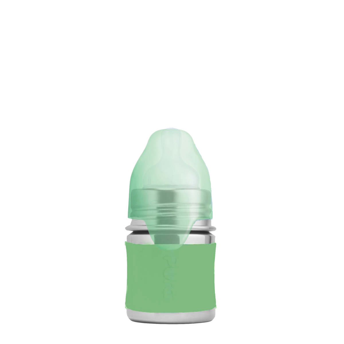 Pura Kiki maitinimo buteliukas 150 ml / moss